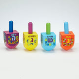 Rite Lite, Ltd - 4 Small Painted Wood Dreidels