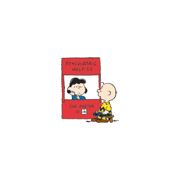 Tattly Pairs Charlie Brown Dr. is In Tattoo