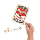Paint the Town By Number™ 5" x 7" - Warhol Tomato Soup Can
