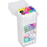 Air Color Airbrush Washable Replacement Markers - 12 Pack