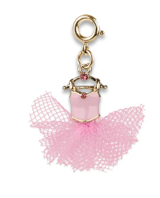 Charm It Gold Ballet Tutu Charm