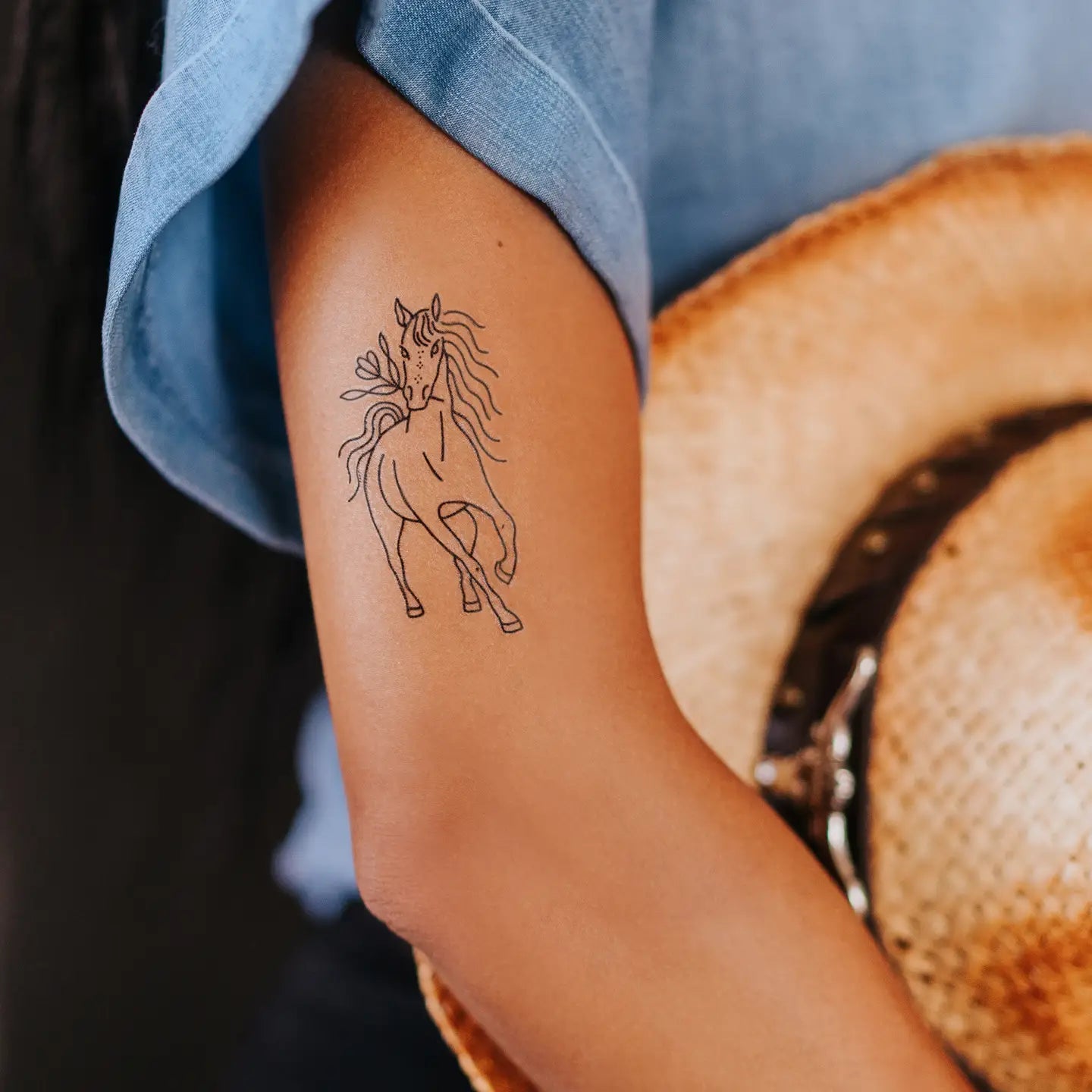 Tattly Pairs Wild Horse Tattoo – Growing Tree Toys, image size:1440x1440
