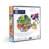 eeBoo 500 Piece Octagonal Puzzle Edible Mushrooms