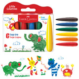 Faber-Castell Little Creatives 6 Easy Grip Finger Crayons