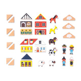 Janod Crossroads Countryside Building Blocks