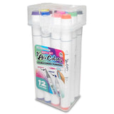 Air Color Airbrush Washable Replacement Markers - 12 Pack