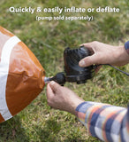HearthSong Giant Kick and Catch Inflatable Football with Tee