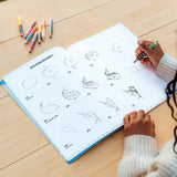 eeBoo Learn to Draw Under the Sea with Stickers
