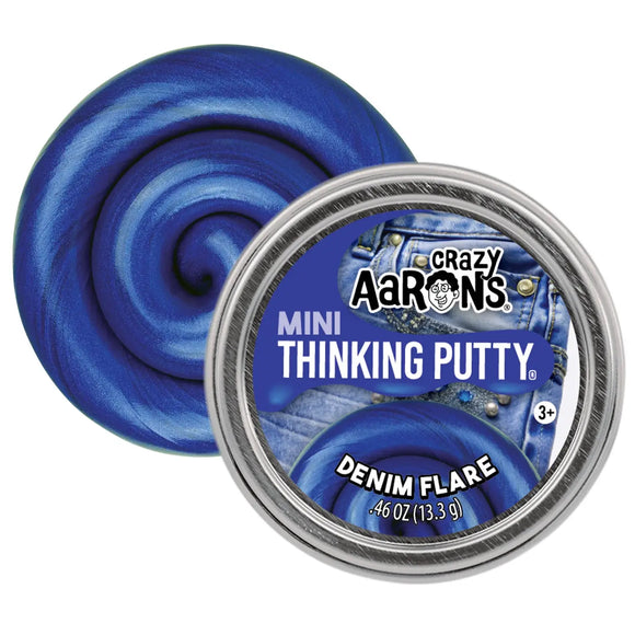 Crazy Aaron's® Thinking Putty® Mini - Denim Flair