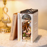 Hands Craft DIY Book Nook Kit: Paris Arcade Date with Dust Cover