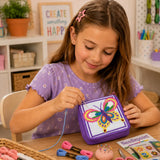 Mavi Needlepoint Bag Kit: Butterfly