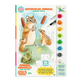 Bright Stripes Watercolor Journal - Fauna