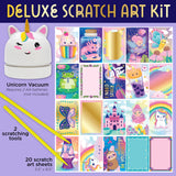 Creativity for Kids Deluxe Scratch Art with Mini Vacuum