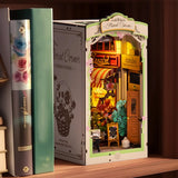 Hands Craft DIY Book Nook Kit: Floral Corner with Dust Cover
