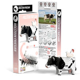 EUGY Cardboard Model Kit: Holstein Cow