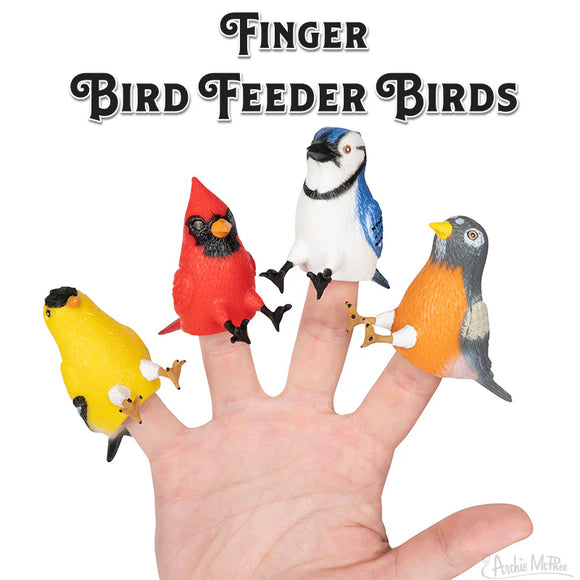 Archie McPhee® Finger Puppet: Feeder Birds (includes 1)