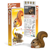 EUGY Cardboard Model Kit: Chipmunk
