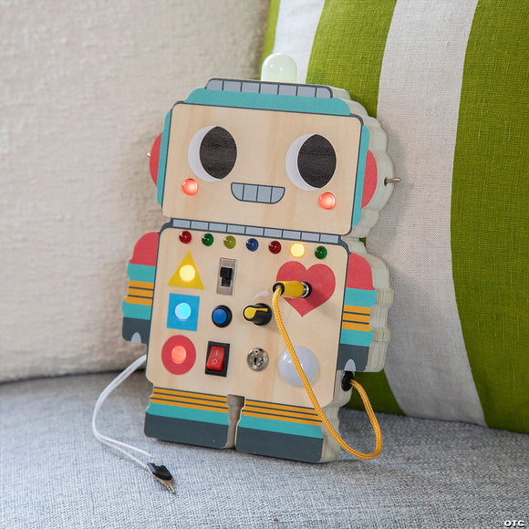 Blinkity Bot Light Up Busy Board for Toddlers