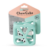 Malarky Kids® Chew Cube Silicone Rattle: Grey