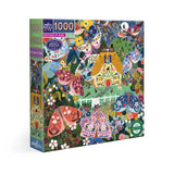 eeBoo 1000 Piece Puzzle Cottage at Dusk