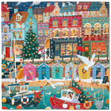 eeBoo 1000 Piece Puzzle English Seaside Christmas