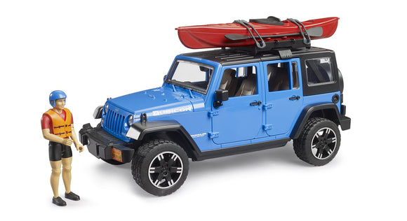Bruder® Jeep Wrangler Rubicon Unlimited with Kayak and Kayaker