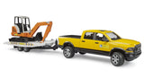 Bruder® RAM Rental Service with Mini Excavator