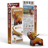 EUGY Cardboard Model Kit: Highland Cow
