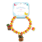 Girl Nation Halloween Trick-Or-Treat Beaded Bracelet