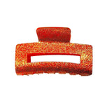 Mavi Bandz Claw Clip: Showgirl Orange Glitter