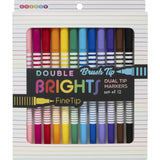 Snifty Double Brights Brush Tip Dual Tip Markers