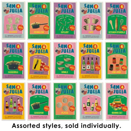 Sam & Julia: Mini Matchboxes Kitchen Assortment – Growing Tree Toys