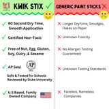 Kwik Stix Tempera Paint- Rainbow Set (10 colors)