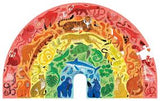 Crocodile Creek 100 Piece Puzzle Rainbow Animals