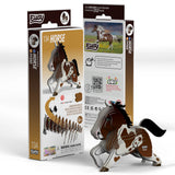 EUGY Cardboard Model Kit: Horse