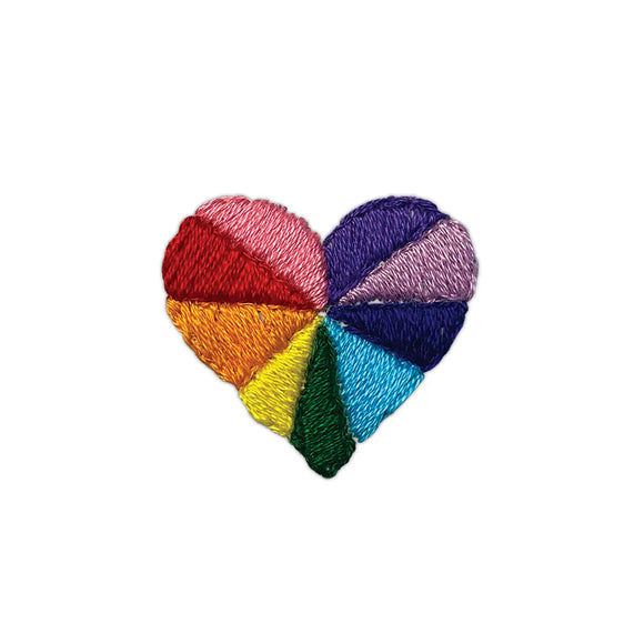Tattly Pairs Rainbow Heart Tattoo