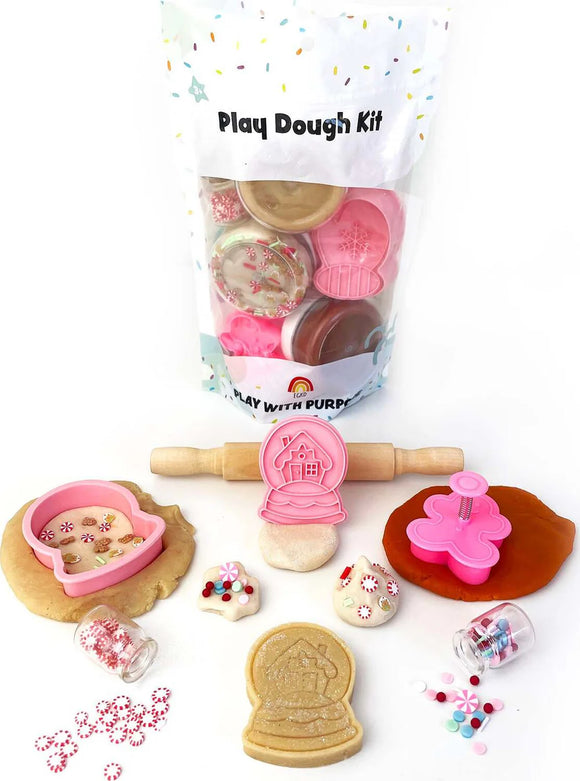 Earth Grown KidDough: Bagged Sensory Kit Holiday Cookies