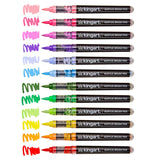 Kingart® Pro Acrylic Paint Brush Pens - 12 Floral Colors