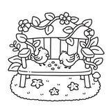 Garden Corners: Bold and Easy Coloring Book