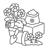 Garden Corners: Bold and Easy Coloring Book