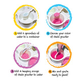 DIY Sidewalk Chalk Paint Deluxe Roller Brush Set