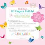 Girl Nation Lil' Fingers Nail Art- Spring Fling