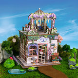 Hands Craft DIY Miniature House Kit: Flower Shop