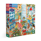eeBoo 1000 Piece Puzzle Swedish Holiday Kitchen