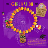 Girl Nation Halloween Trick-Or-Treat Beaded Bracelet