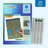 Lifelines® FlowArt® - Dot-By-Letter - Majestic Earth Metallic
