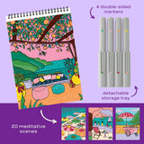 Lifelines® FlowArt® - Color to Reveal: Citrus Coastlines