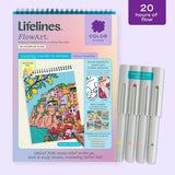 Lifelines® FlowArt® - Color to Reveal: Citrus Coastlines