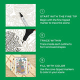 Lifelines® FlowArt® - Trace Within: Time to Unwind
