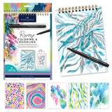 Faber-Castell Reverse Coloring & Doodling Book - Brights Edition